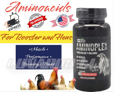 Aminoácidos y Vitaminas para Gallos -  Aminoplex